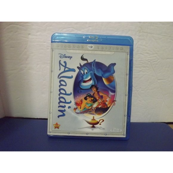 Disney Beauty And The Beast, The Jungle Book, Aladdin Blu Ray Dvd - Picture 4 of 7
